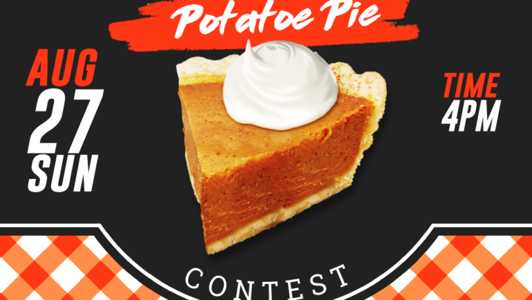 Sweet Potatoe Pie Contest