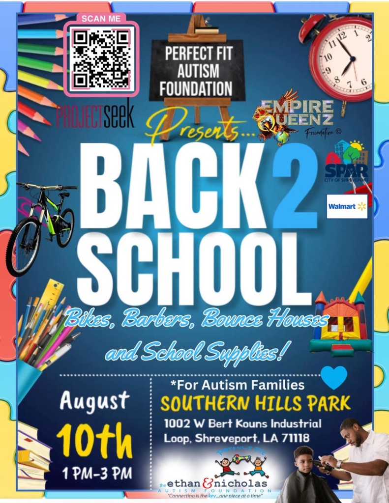 Back 2 School Bikes, Barbers, Bounce Houses and School Supplies!