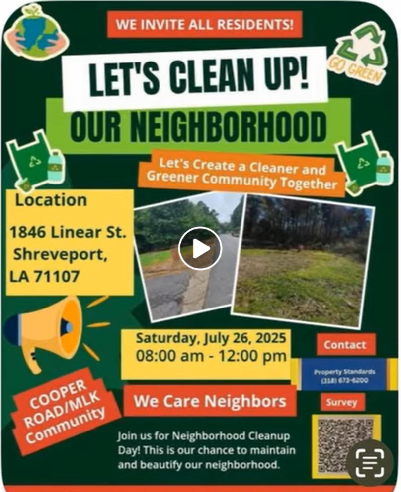 Cooper Rd/MLK Community Clean Up
